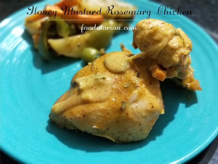 Honey Mustard Rosemary Chicken with Vegetables | Easy Sheet Pan Dinner